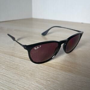 Ray-Ban RB4171 Erika Sunglasses 601/5Q FRAMES ONLY Black Made In Italy